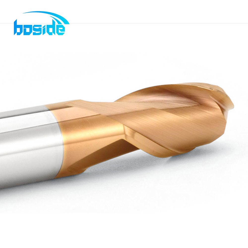 BOFA HRC55 ball nose end mill ball end close-up