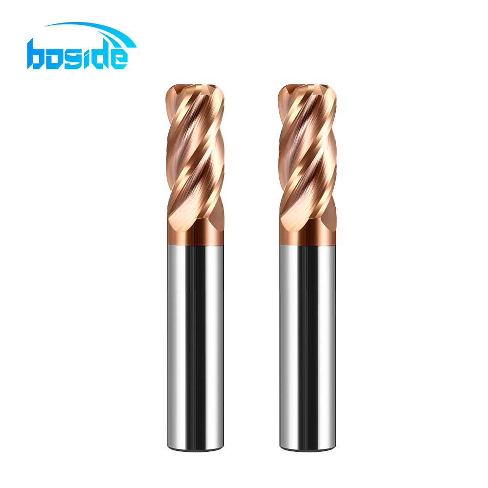 BOFA HRC55 corner radius end mill profile