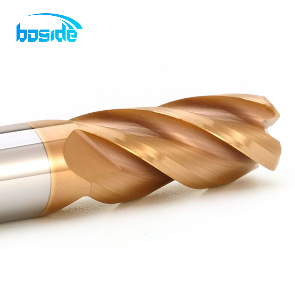 BOFA HRC55 corner radius end mill flute geometry