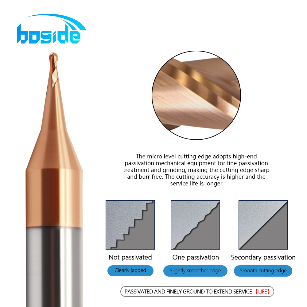 BOFA micro ball nose end mill precision cutting edge