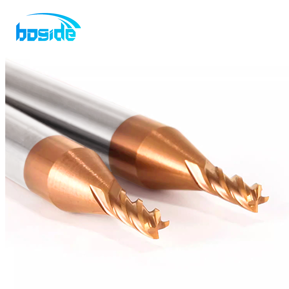 BOFA micro flat end mill cutting edge detail