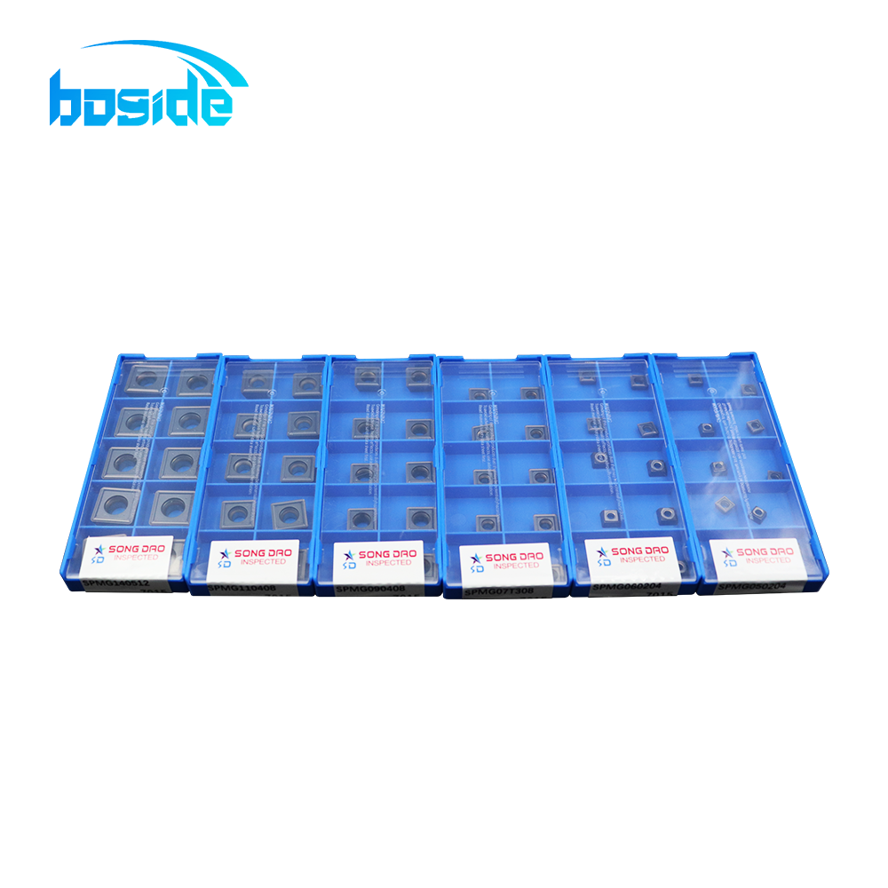 BOFA SPMG square U drill inserts in storage cases
